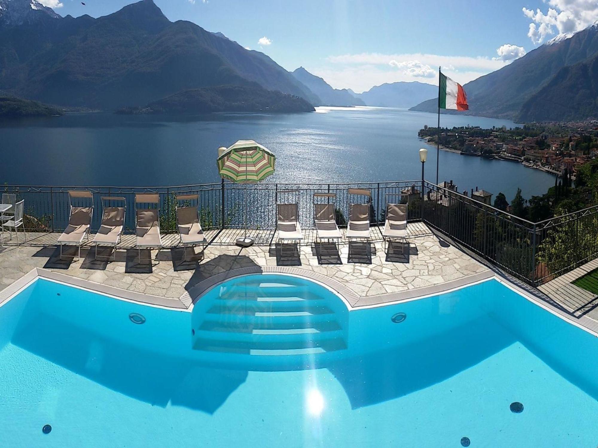 Ferienwohnung Wonderful Flat With Swimming Pool Lift And Garden Gravedona Exterior foto